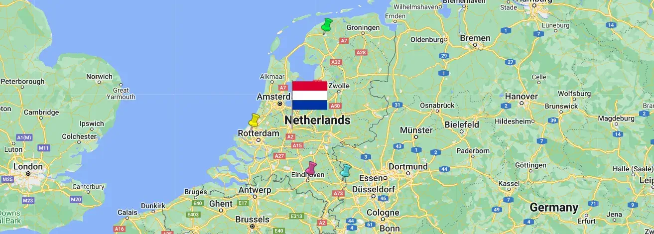 netherland map